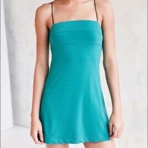 Silence and Noise strappy back mini dress